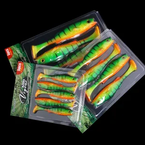 Leurre de pêche souple Spinpoler 7cm 11cm 14cm Big Shad, Swimbait UV Actif, Wobblers, Crankbait, Jigging pour la pêche en mer, en rivière et à la truite - Product Image 6