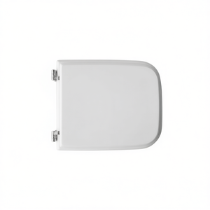 Sedile WC Rotondo Bianco 50,5 cm Lunghezza 37,5 cm Larghezza in Plastica Design Minimalista per Bagno - Product Image 3