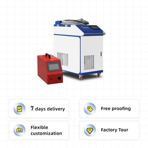 Machine de soudage au laser à fibre mini 4-en-1, état neuf, soudeuse Master Laser 3-en-1, refroidissement par eau, 1500-3000W, précision - Product Image 3