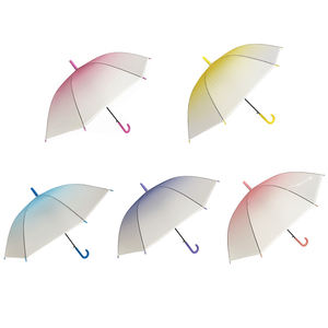 YS-1134工場供給カスタム非透明マットPOE自動オープンストレート傘半自動雨プロモーション傘 - Product Image 1