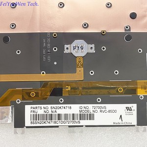 Carbon 6. Generation 20KH 20KG Laptop DE <span class=keywords><strong>Deutsche</strong></span> Hintergrund beleuchtung Tastatur SN20K74758 00 PA710 Original Neu SN20K74718 für Lenovo Thinkpad X1 - Product Image 3