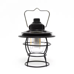 Camping Lantern LED Light 2700K Warm White Metal Body IP65 Waterproof Freestanding Outdoor Use - Product Image 2