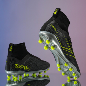 SAIFEINU 1 Par de Zapatos de Fútbol para Hombre <span class=keywords><strong>Tacos</strong></span> de Fútbol para Ejercicio <span class=keywords><strong>Botas</strong></span> de Fútbol - Product Image 6