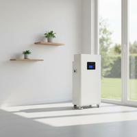 Batterie solaire domestique empilable 20 kWh Lithium-Ion 48 V avec onduleur bidirectionnel 10-20 kW, compatible vente sur réseau et recharge VE, CAN, IP65