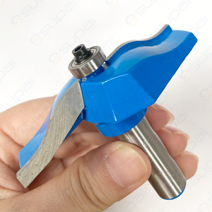 Supal phi tiêu chuẩn cacbua rắn nghiêng chân gỗ ngón tay kéo máy vonfram thép cuối nhà máy gỗ Bộ định tuyến bit dao phay - Product Image 1