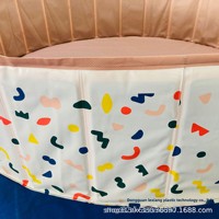 Piscine d'eau en PVC écologique pour animaux de compagnie baignoire pliable Portable universelle chat chien piscine de jeu d'eau avec boule océanique Stock disponible