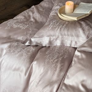 Nouvelle Arrivée 2026 – Parure <span class=keywords><strong>de</strong></span> <span class=keywords><strong>Lit</strong></span> 4 Pièces en Lyocell 60S Jacquard Violet Bio pour l'Été – Housse <span class=keywords><strong>de</strong></span> <span class=keywords><strong>Couette</strong></span> Rafraîchissante pour la Maison - Product Image 6