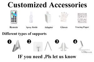 7가지 색상 펜 LED 야간 조명 USB 메시지 보드 모던 아크릴 스탠드 지우개 기능 크리에이티브 아동용 드로잉 메모 보드 - Product Image 3