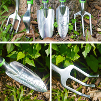 Set Alat Kebun 6 Buah Berkualitas Tinggi Kelas Industri dari Paduan Aluminium, Sekop Kebun Mini, Gunting Bonsai, Dapat Disesuaikan OEM