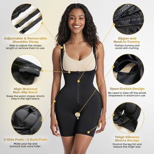 3 in 1 Removable Butt Hip Padding <strong>Shapewear</strong> BBL Stage 1 Post Surgery Compression Garment Fajas Moldeadoras Colombianas - Product Image 4