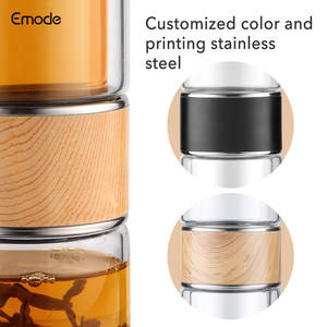 Bouteille à Infuseur à Thé en Verre, Tasse à Thé à Double Paroi en Borosilicate, Gobelet de Voyage Portable, Tasse à Café Anti-Fuite pour Feuilles de Thé en Vrac, Fleurs, Herbes - Product Image 2