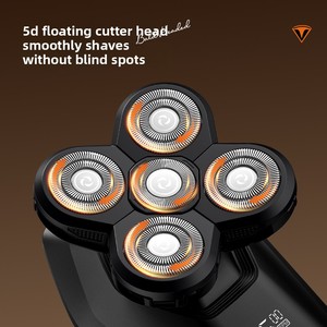<span class=keywords><strong>Rasoio</strong></span> <span class=keywords><strong>elettrico</strong></span> portatile 6-in-1 per uomo multifunzione macchina da <span class=keywords><strong>barba</strong></span> 5D USB tipo-C ricarica include <span class=keywords><strong>barba</strong></span> Trimmer peli del naso - Product Image 2