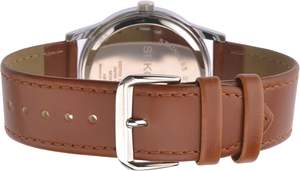 아날로그 클래식 디스플레이 가죽 스트랩 합금 케이스 20mm 밴드 42mm 다이얼 참 <span class=keywords><strong>Sekonda</strong></span> 남성용 쿼츠 시계 - Product Image 3