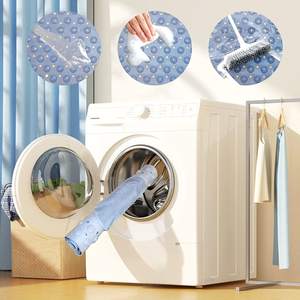 מחצלת אמבטיה גדולה נגד החלקה מחצלות מקלחת חור ניקוז מחצלת אמבטיה עם כוס יניקה וחורים לניקוז - Product Image 5