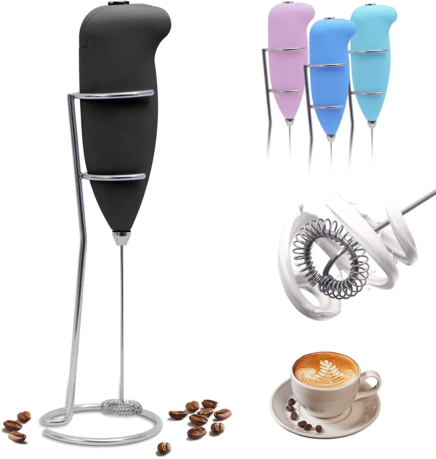 Keukenapparaat Handschuimmaker Voor Lattes Whisk Drinkmixer Voor Koffie Mini Foamer Voor Cappuccino Melkschuimer