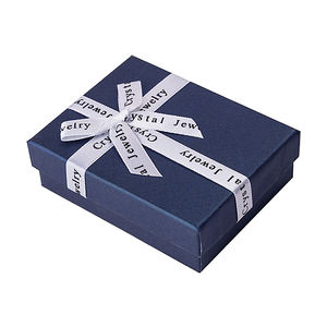 Scatola per Gioielli in Cartone Rigido con Logo Personalizzato, Coperchio e Base, Confezione Regalo in Carta - Product Image 1