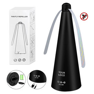 Ventilador Repelente de Insectos Portátil para Uso en Exteriores, Repelente Compacto de Mosquitos y Moscas con Batería Recargable para Acampar, Coche, RV y Garaje - Product Image 1