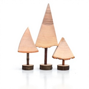 Sapin de Noël en bois de qualité supérieure avec un design rustique fait main, ornement décoratif pour la maison, la table à manger, le cheminée et le Christ. - Product Image 5