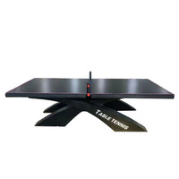 Tables de Tennis de Table Pliables pour l'Extérieur, Conformes aux Normes Nationales, Design Arqué Multi-Spécifications, Vente en Gros pour Fabricants
