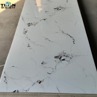 Panneaux muraux en PVC marbré UV 2,8*1220*2800 mm, plaques, planches PVC marbré