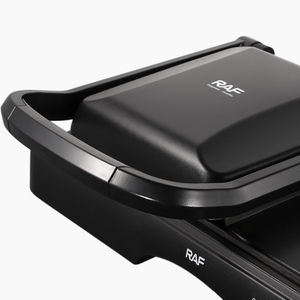 Machine à sandwichs et panini RAF 2-en-1 1600W avec plaque de cuisson antiadhésive et chauffage indépendant pour grillades de poulet et steaks - Product Image 6