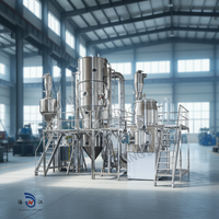 Machine de séchage par atomisation centrifuge à haute vitesse pour poudres chimiques série ZHG, ligne de granulation et de séchage pour préparation de solides