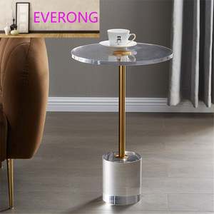 <span class=keywords><strong>Table</strong></span> d'appoint <span class=keywords><strong>ronde</strong></span> en <span class=keywords><strong>plexiglas</strong></span>, petite <span class=keywords><strong>table</strong></span> d'appoint <span class=keywords><strong>transparente</strong></span> en acrylique, meubles de salon, <span class=keywords><strong>table</strong></span> basse en acrylique de luxe - Product Image 1