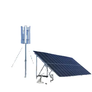 Sistema eolico ibrido solare 3KW generatore eolico 2KW pannelli solari set completi