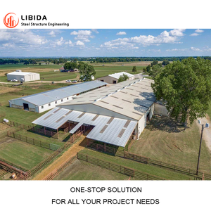 빠른 설치 조립식 농업 창고 건물 저렴한 농업 조립식 강철 구조 농장 창고 - Product Image 2