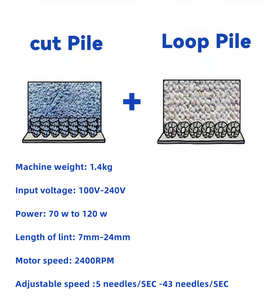Máquina De flocado De pila De corte De bucle De fábrica, fabricación De alfombras De mano, <span class=keywords><strong>pistola</strong></span> De mechones, máquinas De tejer, alfombra, <span class=keywords><strong>Pistola</strong></span> De Metal Para Alfombra - Product Image 5