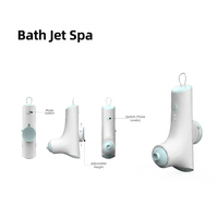 Masseur à jets d'eau portable pour bain, système de spa puissant pour baignoire avec installation facile pour la relaxation à domicile et l'hydrothérapie