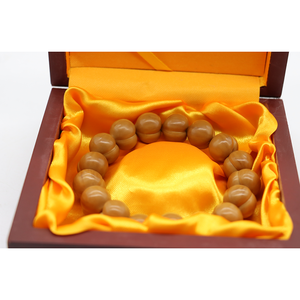 Bracelet populaire en forme de cœur, en noix de singe à surface lisse, perles bouddhistes, simple <span class=keywords><strong>brin</strong></span>, pour hommes et femmes, jouet, perles de prière - Product Image 6