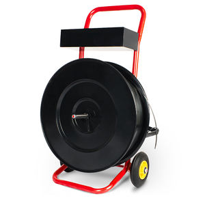 Chariot à sangles JH-Mech avec poignée <span class=keywords><strong>de</strong></span> transport pratique, adapté à différentes bobines, distributeur <span class=keywords><strong>de</strong></span> bande <span class=keywords><strong>de</strong></span> cerclage - Product Image 1