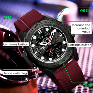 Reloj Digital Multifunción SANDA 3387 para Exteriores, Reloj de Pulsera con Doble Pantalla y Alarma, Reloj Deportivo Luminoso a Prueba de Agua - Product Image 4