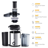 Sokany Thuisgebruik Fruitpers Elektrische Sapcentrifuge 800W Juicer Machine Slowjuicer 110-220V