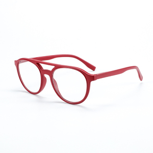 2023 트렌드 사용자 정의 노안 안경 블랙 더블 브리지 라운드 독서 안경 Lunette 드 강의 남녀 리더 - Product Image 4