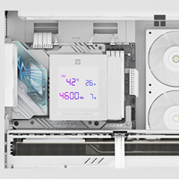 Refroidisseur de processeur Thermalright Phantom Spirit 120 DIGITAL SNOW avec 7 caloducs, deux ventilateurs ARGB 2150RPM pour LGA1700 AM5