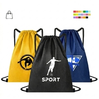 Sac à chaussures de sport unisexe portable avec cordon de serrage, imperméable, motif diamant, polyester 600D épaissi, usage quotidien, logo personnalisé
