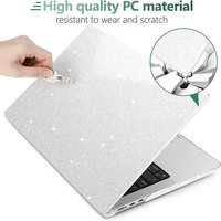 Coques d'ordinateur portable scintillantes pour MacBook Neo 13'' A3404 A18 Pro 2026, protection ultra-fine, haute transparence, coque rigide à clipser
