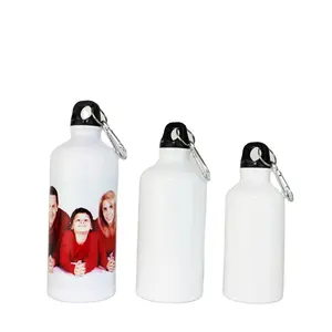 Botol Air Sublimasi Kosong, Botol Air Olahraga Aluminium untuk Musim Panas, Berkemah, Luar Ruangan 500Ml 600Ml 750Ml