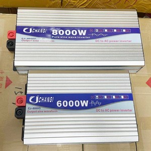6000/8000/12000W onda sinusoidale pura DC 12V 24V 48V 60V a AC 220V convertitore di potenza doppia presa convertitore solare auto Inverter - Product Image 3