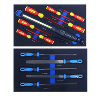 Chariot à outils professionnel 12 tiroirs pour réparation automobile, 287 pièces, kits d'outils OEM, armoire à tiroirs pour garage et atelier, kits d'outils de garage en mousse EVA
