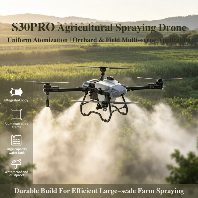 30L High-Precision Agricultural Drone with 7-minute Spray Operation Easy to Operate for Large Farmland