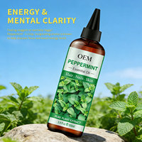 Huile essentielle de menthe poivrée artisanale, 100% pure et naturelle, qualité supérieure, pour diffuseur, aromathérapie, massage