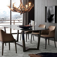 Chaise de restaurant à dossier haut, fauteuil de négociation, chaise de loisirs, chaise de salle à manger en bois massif de luxe léger, usage domestique - Vente chaude