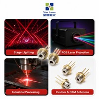 Pointeur laser haute précision 660 nm 180 mW GH0631IB2GC TO-18 5,6 mm Diode laser rouge pour alignement industriel, casque de croissance capillaire