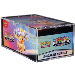 Nouvelle version Pokémon Scarlet Violet SURGING SPARKS 20 boîtes acryliques 6 paquets <span class=keywords><strong>XY</strong></span> <span class=keywords><strong>Evolutions</strong></span> <span class=keywords><strong>Booster</strong></span> Box Étui de présentation portable - Product Image 1