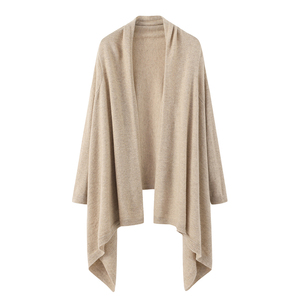 Le fabricant fournit des manches en tricot de <span class=keywords><strong>cachemire</strong></span> <span class=keywords><strong>poncho</strong></span> en laine mérinos pour dames - Product Image 1