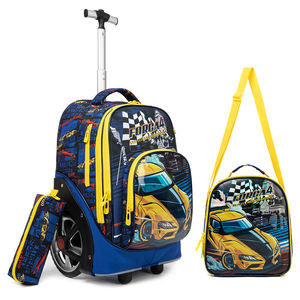 Jasmines tar Trolley Schult asche Big Wheel Set Neues Design <span class=keywords><strong>3</strong></span> In 1 Cartoon Trolley Schul rucksack Tasche Set Mit Rädern - Product Image 5