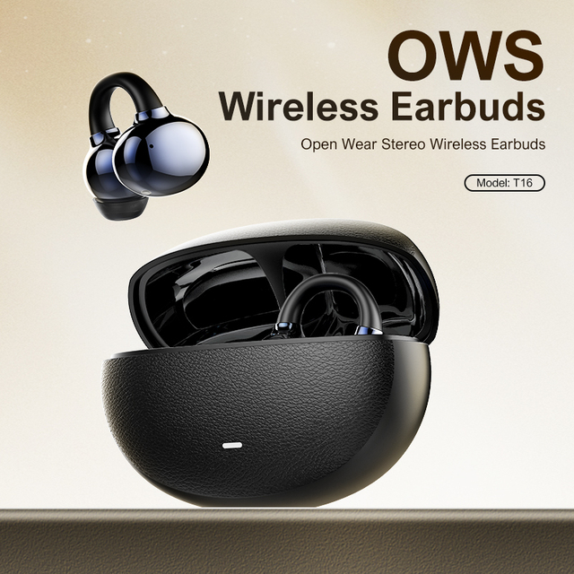 LDNIO T16 OWS Wireless for Bluetooth Ear-Hanging TWS Headset Sports Earphones